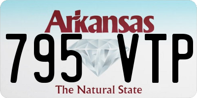 AR license plate 795VTP