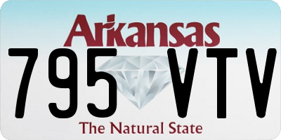 AR license plate 795VTV