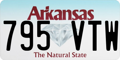 AR license plate 795VTW