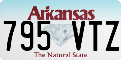 AR license plate 795VTZ