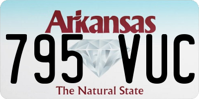 AR license plate 795VUC