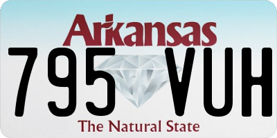 AR license plate 795VUH