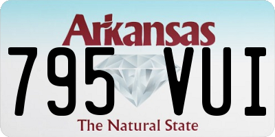 AR license plate 795VUI