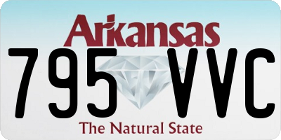 AR license plate 795VVC