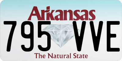 AR license plate 795VVE