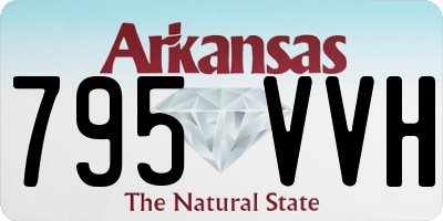 AR license plate 795VVH
