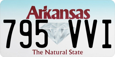 AR license plate 795VVI