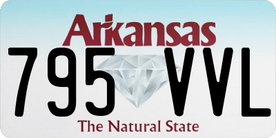 AR license plate 795VVL