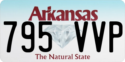 AR license plate 795VVP