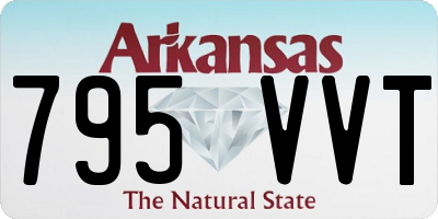 AR license plate 795VVT