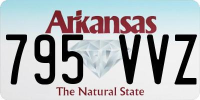 AR license plate 795VVZ