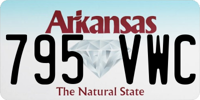 AR license plate 795VWC