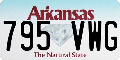 AR license plate 795VWG