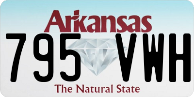 AR license plate 795VWH