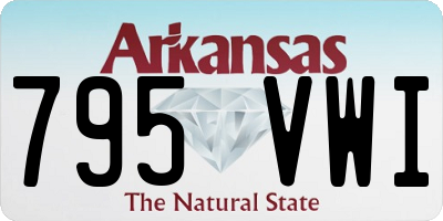 AR license plate 795VWI