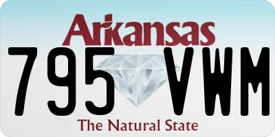 AR license plate 795VWM