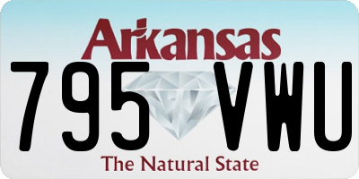 AR license plate 795VWU