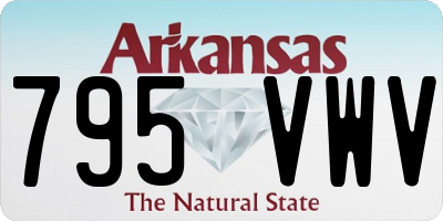 AR license plate 795VWV