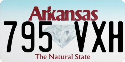 AR license plate 795VXH