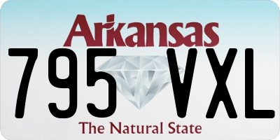 AR license plate 795VXL