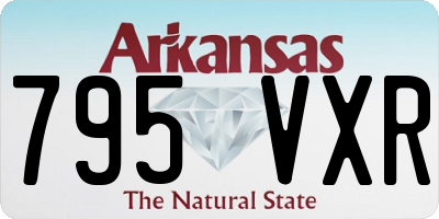 AR license plate 795VXR