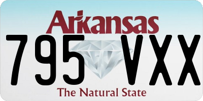 AR license plate 795VXX