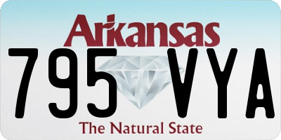 AR license plate 795VYA