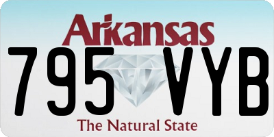 AR license plate 795VYB