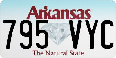 AR license plate 795VYC