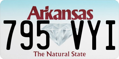 AR license plate 795VYI