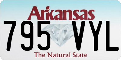 AR license plate 795VYL
