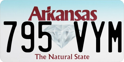 AR license plate 795VYM