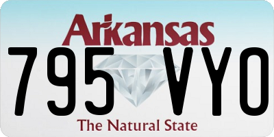 AR license plate 795VYO