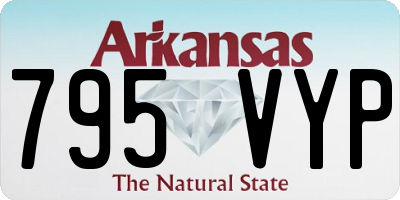 AR license plate 795VYP