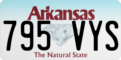 AR license plate 795VYS