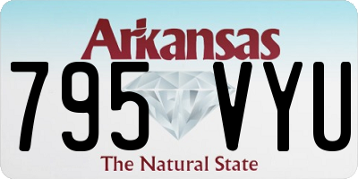 AR license plate 795VYU