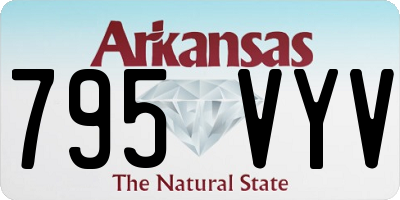 AR license plate 795VYV