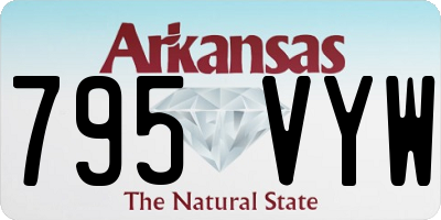 AR license plate 795VYW