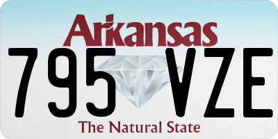 AR license plate 795VZE