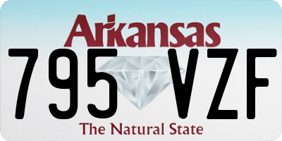 AR license plate 795VZF