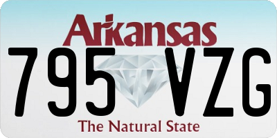 AR license plate 795VZG
