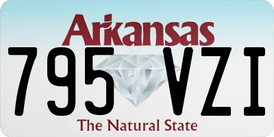 AR license plate 795VZI