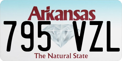 AR license plate 795VZL