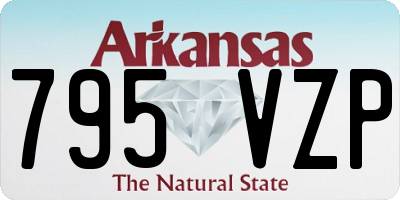 AR license plate 795VZP