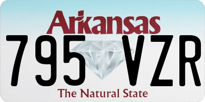 AR license plate 795VZR