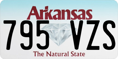 AR license plate 795VZS