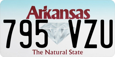 AR license plate 795VZU