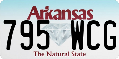 AR license plate 795WCG