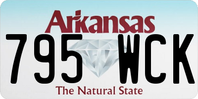 AR license plate 795WCK
