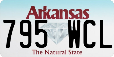 AR license plate 795WCL